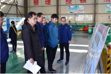 鄭州市生態環境局領導和專家到我公司現場驗收深度治理工作